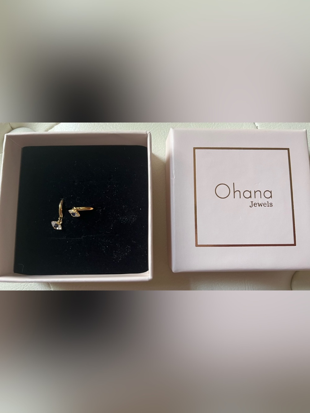 Ohana Jewels Huggie Earrings with Charm